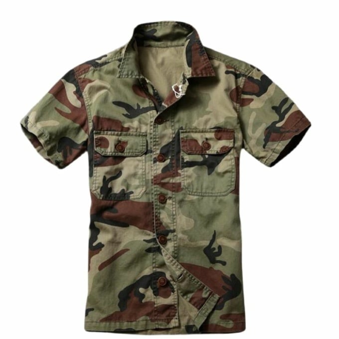 Chemise militaire camouflage pour homme 10498 4nbdgs