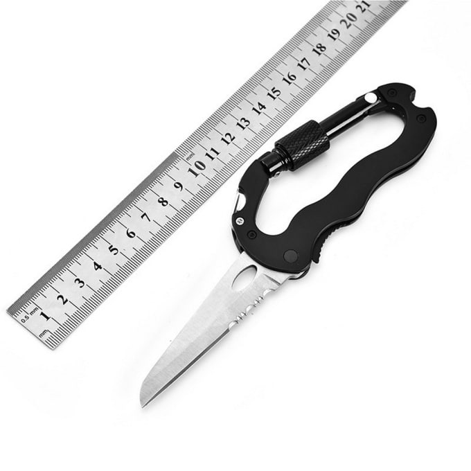Mini couteau de survie sur mousqueton 14739 cs5h5e