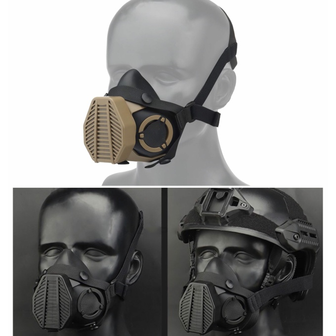 Demi-masque respiratoire militaire 16198 uvqsx7 scaled