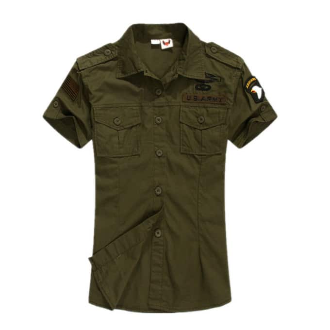 Chemises militaires armée de l'air à manches courtes pour femmes 17778 82rcd5