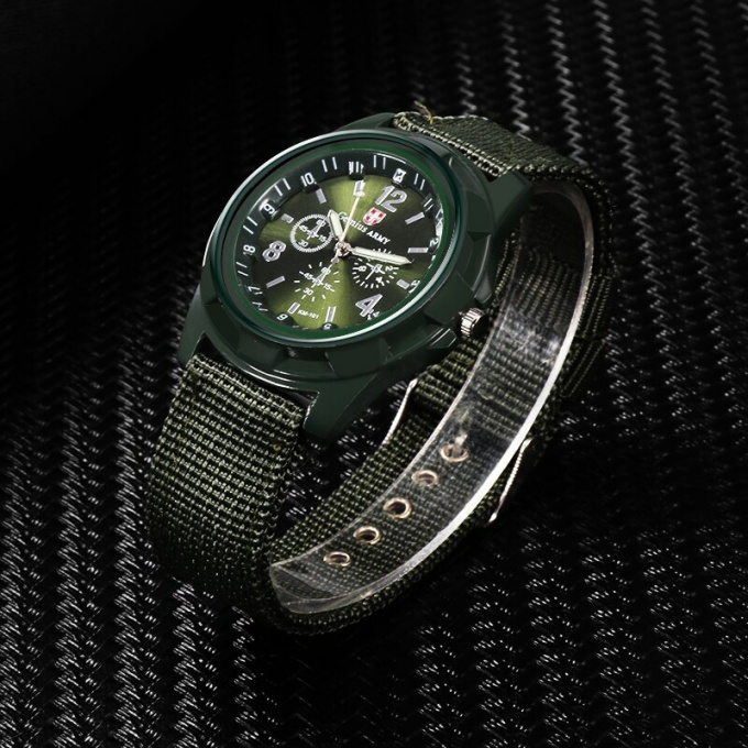 Montre militaire bracelet en nylon 4656 xz2l1c