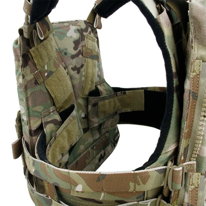 Adaptateur fermeture éclair tactique IDOGEAR MOLLE 10# pour pack