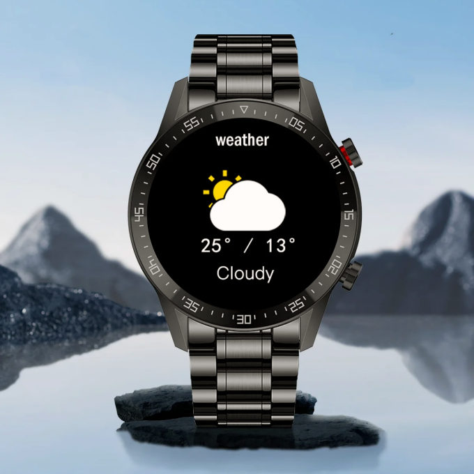 Montre de plongée militaire connectée bracelet en acier Montre de plongee militaire connectee 1