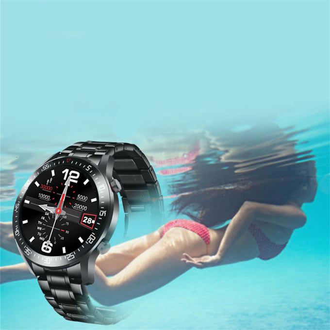 Montre de plongée militaire connectée bracelet en acier