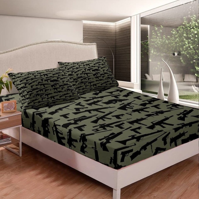 Housse de couette militaire motif arme S13c515f3fd9047e4adb65e21f821418cA.jpg 960x960