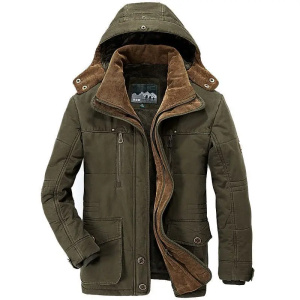 Blouson/Veste Militaire Thermique à Capuche pour Homme.
